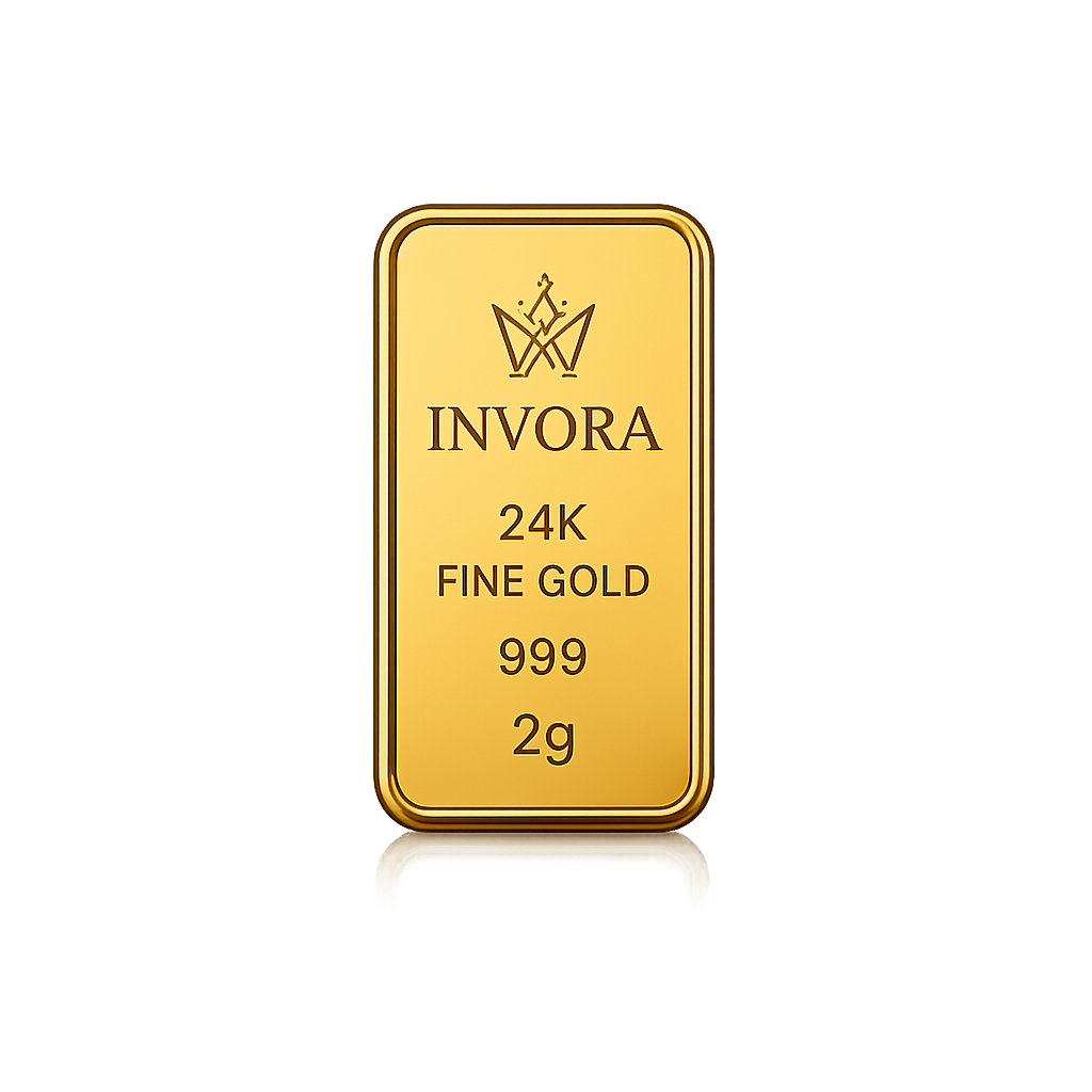 24K Gold Bar 2g